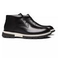 BOTA DERBY MASCULINA CASUAL EM COURO PRETO