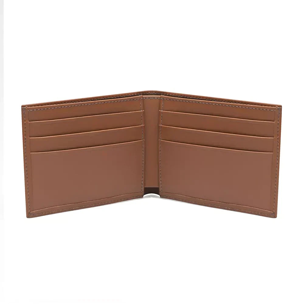 CARTEIRA MASCULINA EM COURO MARROM - WHISKY