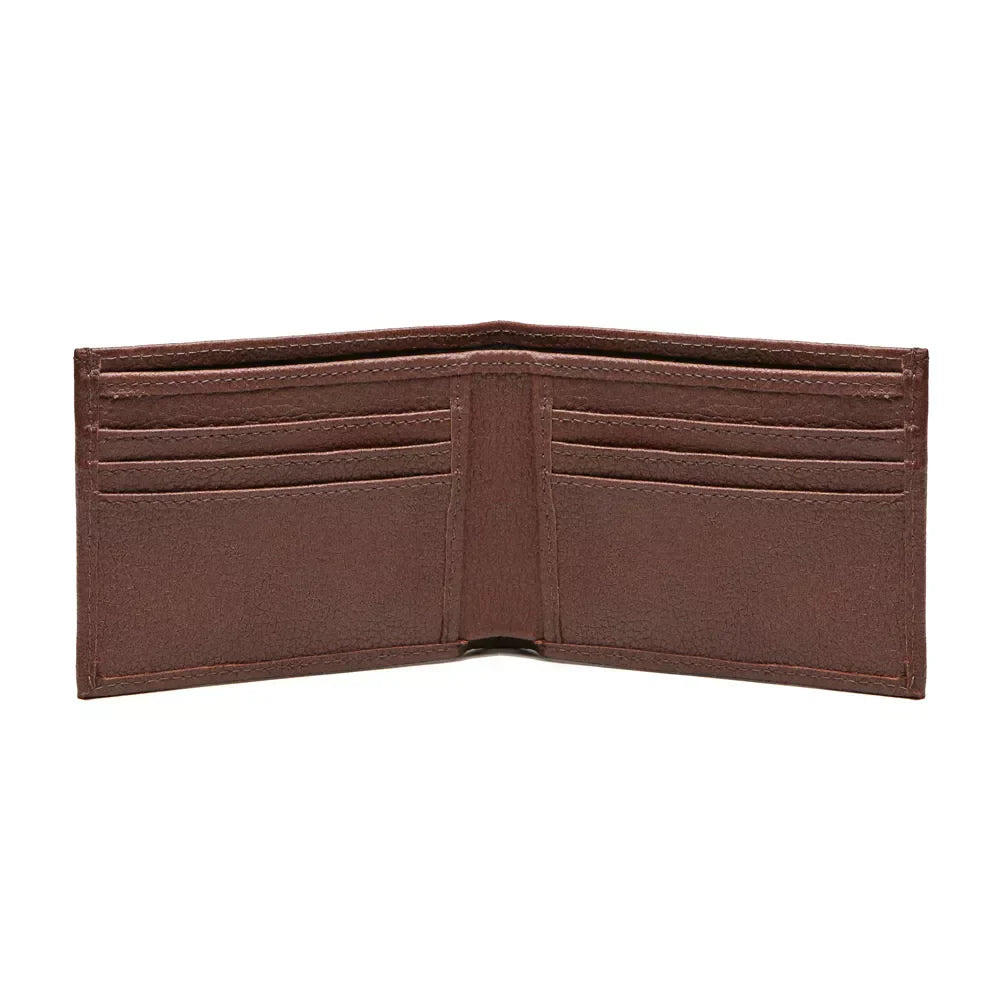 CARTEIRA MASCULINA EM COURO MARROM - WHISKY