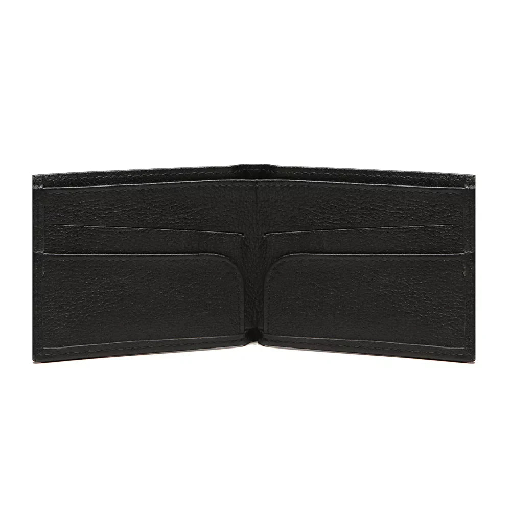 CARTEIRA MASCULINA EM COURO PRETO